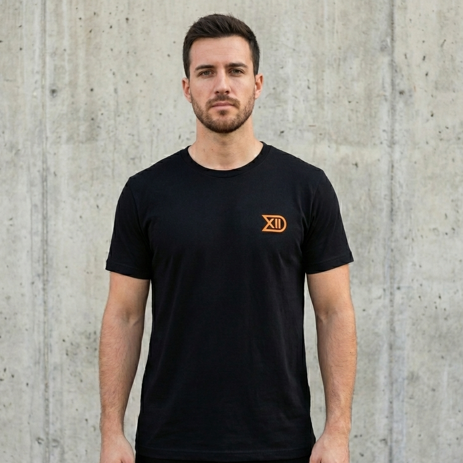 DXII Signature Tri-Blend Tee – Classic Black